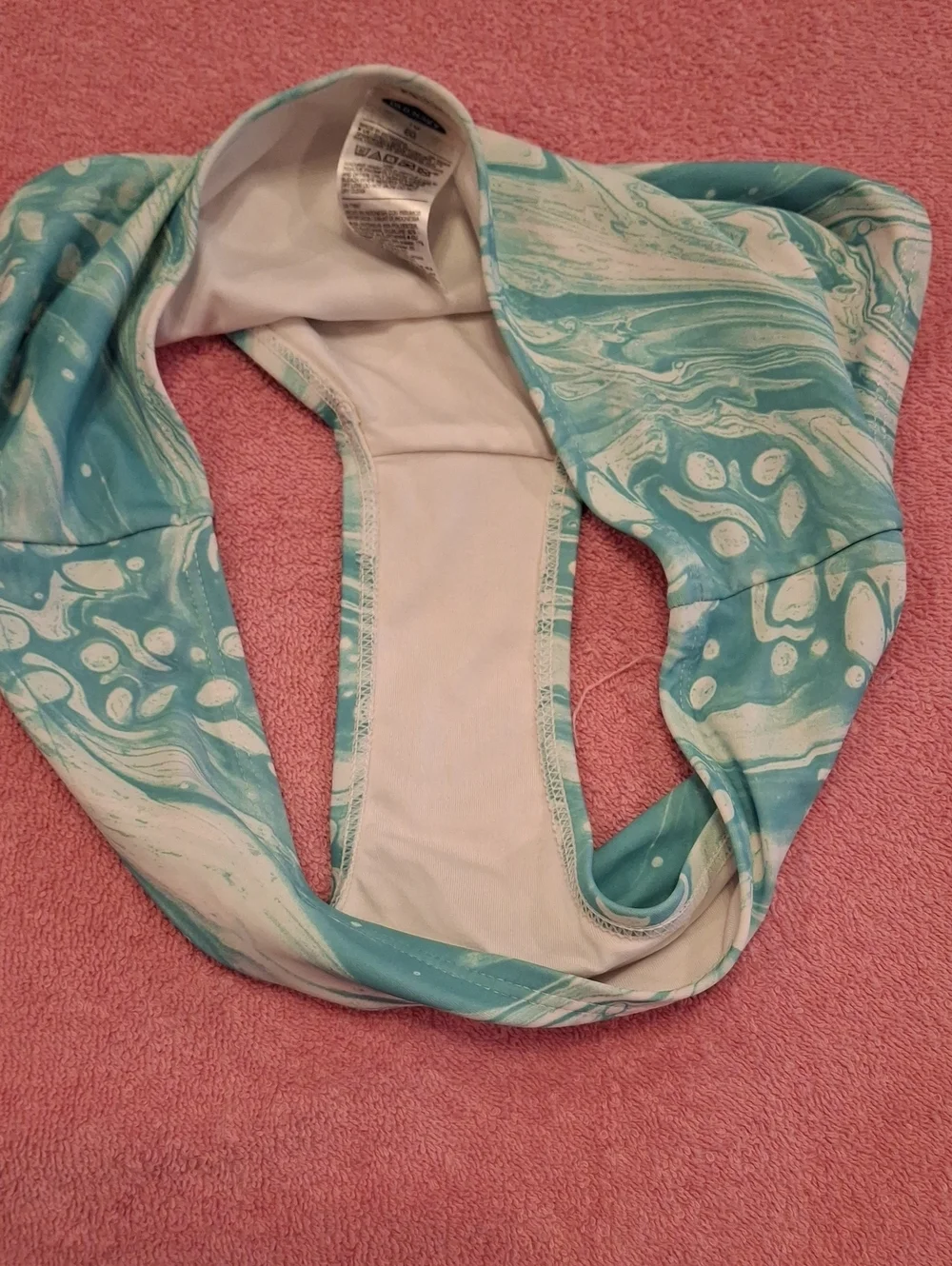 Old Navy Blue and White Swimsuit Size Xl (10-12)